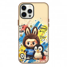 The Monsters Labubu Phone Case For iPhone Samsung Galaxy Pixel OnePlus Vivo Xiaomi Asus Sony Motorola Nokia - Penguin Paint Splash Portrait Poster