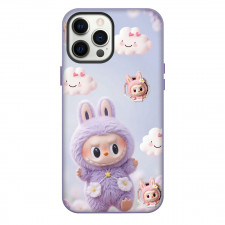 The Monsters Labubu Phone Case For iPhone Samsung Galaxy Pixel OnePlus Vivo Xiaomi Asus Sony Motorola Nokia - Purple Cloud Portrait Poster