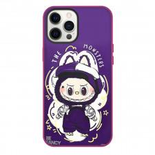 The Monsters Labubu Case For iPhone Samsung Galaxy Pixel OnePlus Vivo Xiaomi Asus Sony Motorola Nokia - The Monsters Labubu Be Fancy Portrait Violet Background