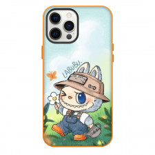 The Monsters Labubu Phone Case For iPhone Samsung Galaxy Pixel OnePlus Vivo Xiaomi Asus Sony Motorola Nokia - The Monsters Labubu Walking In The Garden Drawing Poster