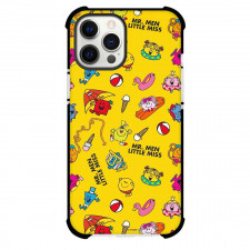 Mr Men Little Miss Phone Case For iPhone Samsung Galaxy Pixel OnePlus Vivo Xiaomi Asus Sony Motorola Nokia - Mr Men Little Miss Characters Cartoon Art On Yellow Background