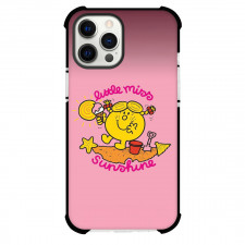 Mr Men Little Miss Phone Case For iPhone Samsung Galaxy Pixel OnePlus Vivo Xiaomi Asus Sony Motorola Nokia - Mr Men Little Miss Ice Cream Art On Pink Background