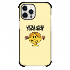 Mr Men Little Miss Sunshine Phone Case For iPhone Samsung Galaxy Pixel OnePlus Vivo Xiaomi Asus Sony Motorola Nokia - Mr Men Little Miss Sunshine Illustration Art On Beige Background