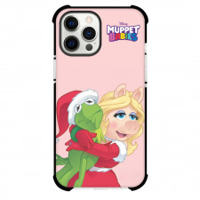Muppet Babies Miss Piggy Phone Case For iPhone And Samsung Galaxy - Piggy And Kermit Christmas Hug
