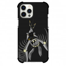 Murder Drones J Phone Case For iPhone Samsung Galaxy Pixel OnePlus Vivo Xiaomi Asus Sony Motorola Nokia - J Up Side Down 3D On Dark Background