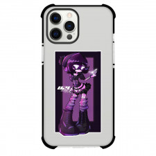 Murder Drones Uzi Phone Case For iPhone Samsung Galaxy Pixel OnePlus Vivo Xiaomi Asus Sony Motorola Nokia - Uzi Standing Anime Art Purple Sticker
