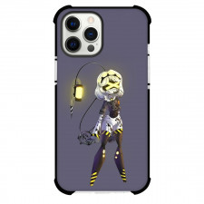 Murder Drones V Phone Case For iPhone Samsung Galaxy Pixel OnePlus Vivo Xiaomi Asus Sony Motorola Nokia - V Standing Drawing On Dark Purple Background