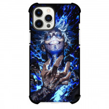My Hero Academia Dabi Case For iPhone Samsung Galaxy Pixel OnePlus Vivo Xiaomi Asus Sony Motorola Nokia - Dabi Top-Down Lighting Blue Background