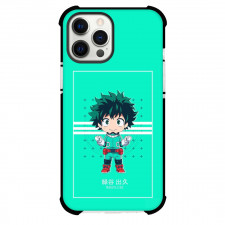 My Hero Academia Izuku Midoriya Case For iPhone Samsung Galaxy Pixel OnePlus Vivo Xiaomi Asus Sony Motorola Nokia - Aqua Green Chibi Art