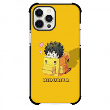 My Hero Academia Izuku Midoriya Case For iPhone Samsung Galaxy Pixel OnePlus Vivo Xiaomi Asus Sony Motorola Nokia - Midoriya Inside a Yellow Backpack Chibi Art