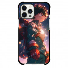 My Hero Academia Izuku Midoriya Case For iPhone Samsung Galaxy Pixel OnePlus Vivo Xiaomi Asus Sony Motorola Nokia - Standing in a Pouring Rain Cartoon Art