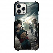 My Hero Academia Case For iPhone Samsung Galaxy Pixel OnePlus Vivo Xiaomi Asus Sony Motorola Nokia - Deku Holding his Wrist Dark Colors Portrait