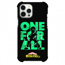 My Hero Academia Izuku Midoriya Phone Case For iPhone Samsung Galaxy Pixel OnePlus Vivo Xiaomi Asus Sony Motorola Nokia - Izuku Midoriya One For All Silhouette