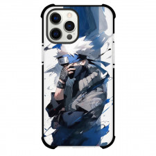 Naruto Phone Kakashi Case For iPhone And Samsung Galaxy Devices - Kakashi Avatar White And Blue Background