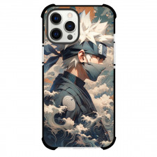 Naruto Phone Kakashi Case For iPhone And Samsung Galaxy Devices - Kakashi Side Portrait Sea Backrgound