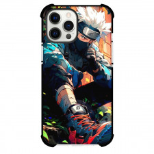 Naruto Phone Kakashi Case For iPhone And Samsung Galaxy Devices - Kakashi Sitting Illustration