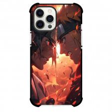 Naruto Phone Case For iPhone And Samsung Galaxy Devices - Naruto and Sasuke Face To Face