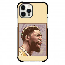 NBA Anthony Davis Phone Case For iPhone Samsung Galaxy Pixel OnePlus Vivo Xiaomi Asus Sony Motorola Nokia - Anthony Davis Shouting Portait Lakers Illustration