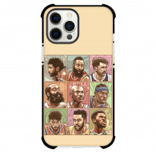 NBA Phone Case For iPhone Samsung Galaxy Pixel OnePlus Vivo Xiaomi Asus Sony Motorola Nokia - All Time Players Collage Illustration