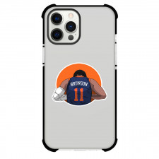 NBA Jalen Brunson Phone Case For iPhone Samsung Galaxy Pixel OnePlus Vivo Xiaomi Asus Sony Motorola Nokia - Jalen Brunson 11 New York Knicks Back Illustration Art Sticker