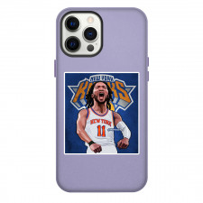 NBA Jalen Brunson Phone Case For iPhone Samsung Galaxy Pixel OnePlus Vivo Xiaomi Asus Sony Motorola Nokia - Jalen Brunson 11 New York Knicks Shouting Illustration Art Sticker