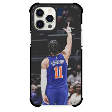 NBA Jalen Brunson Phone Case For iPhone Samsung Galaxy Pixel OnePlus Vivo Xiaomi Asus Sony Motorola Nokia - Jalen Brunson 11 New York Knicks Standing Back Poster