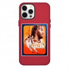NBA Jalen Brunson Phone Case For iPhone Samsung Galaxy Pixel OnePlus Vivo Xiaomi Asus Sony Motorola Nokia - Jalen Brunson Fan Art Poster Sticker