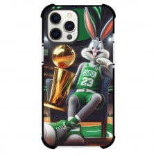 NBA Boston Celtics Phone Case For iPhone Samsung Galaxy Pixel OnePlus Vivo Xiaomi Asus Sony Motorola Nokia - 2023/2024 NBA Champion Boston Bugs Bunny Holding Trophy