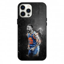 NBA Stephen Curry Phone Case For iPhone Samsung Galaxy Pixel OnePlus Vivo Xiaomi Asus Sony Motorola Nokia - Stephen Curry Shout On Fire Portrait Gray Poster