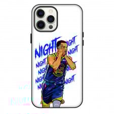 NBA Stephen Curry Phone Case For iPhone Samsung Galaxy Pixel OnePlus Vivo Xiaomi Asus Sony Motorola Nokia - Stephen Curry Signature Posture Illustration Art On Night Word Art Background