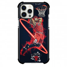 NBA Derrick Rose Phone Case For iPhone Samsung Galaxy Pixel OnePlus Vivo Xiaomi Asus Sony Motorola Nokia - Derrick Rose Dunk Crown Portrait Bulls Poster