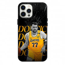 NBA Luka Doncic Phone Case For iPhone Samsung Galaxy Pixel OnePlus Vivo Xiaomi Asus Sony Motorola Nokia - Luka Doncic Dribble Running Monochrome Portrait Poster