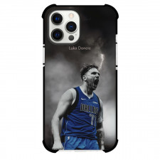 NBA Luka Doncic Phone Case For iPhone Samsung Galaxy Pixel OnePlus Vivo Xiaomi Asus Sony Motorola Nokia - Luka Doncic Shout Portrait Grayscale