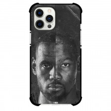 NBA Phone Case For iPhone Samsung Galaxy Pixel OnePlus Vivo Xiaomi Asus Sony Motorola Nokia - Kevin Durant And Lebron James Split Portrait Grayscale