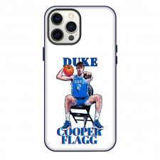 NBA Cooper Flagg Phone Case For iPhone Samsung Galaxy Pixel OnePlus Vivo Xiaomi Asus Sony Motorola Nokia - Cooper Flagg Sitting Point Portrait Cartoon Art Poster