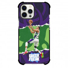 NBA Giannis Antetokounmpo Phone Case For iPhone Samsung Galaxy Pixel OnePlus Vivo Xiaomi Asus Sony Motorola Nokia - Giannis Antetokounmpo Shoot Portrait Paper Ripped Poster