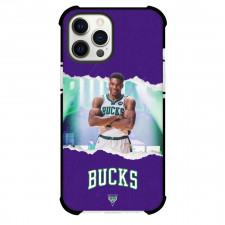 NBA Giannis Antetokounmpo Phone Case For iPhone Samsung Galaxy Pixel OnePlus Vivo Xiaomi Asus Sony Motorola Nokia - Giannis Antetokounmpo Smiling Portrait Bucks Poster