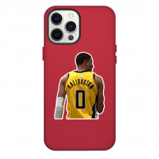 NBA Tyrese Haliburton Phone Case For iPhone Samsung Galaxy Pixel OnePlus Vivo Xiaomi Asus Sony Motorola Nokia - Tyrese Haliburton Indiana Pacers Back Illustration Art Sticker