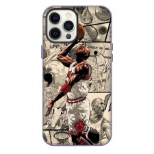 NBA Michael Jordan Phone Case For iPhone Samsung Galaxy Pixel OnePlus Vivo Xiaomi Asus Sony Motorola Nokia - Michael Jordan Comic Version Poster