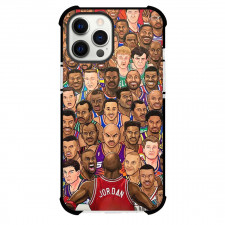NBA Michael Jordan Phone Case For iPhone Samsung Galaxy Pixel OnePlus Vivo Xiaomi Asus Sony Motorola Nokia - Michael Jordan MJ Vs NBA Poster Art