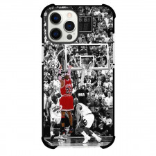 NBA Michael Jordan Phone Case For iPhone Samsung Galaxy Pixel OnePlus Vivo Xiaomi Asus Sony Motorola Nokia - Michael Jordan The Last Shot Grayscale Poster