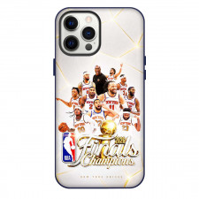 NBA New York Knicks Champions Phone Case For iPhone Samsung Galaxy Pixel OnePlus Vivo Xiaomi Asus Sony Motorola Nokia - New York Knicks 2026 NBA Finals Champions Team White Gold Poster