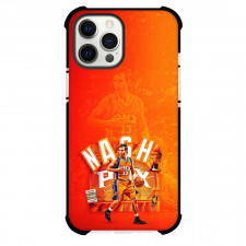NBA Steve Nash Phone Case For iPhone Samsung Galaxy Pixel OnePlus Vivo Xiaomi Asus Sony Motorola Nokia - Steve Nash Phoenix Suns 13 Dribbling On Orange Background