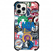 NBA Phone Case For iPhone Samsung Galaxy Pixel OnePlus Vivo Xiaomi Asus Sony Motorola Nokia - NBA Round Teams Logo Collage