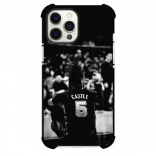 NBA Stephon Castle Phone Case For iPhone Samsung Galaxy Pixel OnePlus Vivo Xiaomi Asus Sony Motorola Nokia - Stephon Castle 5 Sitting Back Black And White Poster