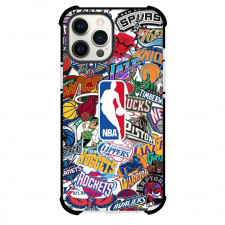 NBA Phone Case For iPhone Samsung Galaxy Pixel OnePlus Vivo Xiaomi Asus Sony Motorola Nokia - NBA Teams 90s Logo Sticker Art