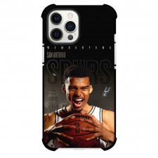 NBA Victor Wembanyama Phone Case For iPhone Samsung Galaxy Pixel OnePlus Vivo Xiaomi Asus Sony Motorola Nokia - Victor Wembanyama Smile Portrait Spurs Poster