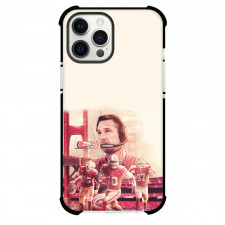 NFL San Francisco 49ers Phone Case For iPhone Samsung Galaxy Pixel OnePlus Vivo Xiaomi Asus Sony Motorola Nokia - 49ers Players Running On Golden Gate Bridge Background