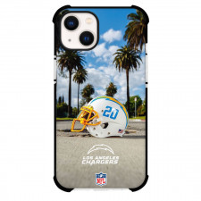 NFL Los Angeles Chargers Phone Case For iPhone Samsung Galaxy Pixel OnePlus Vivo Xiaomi Asus Sony Motorola Nokia - Los Angeles Chargers 20 Helmet On Street Sunny Day Background