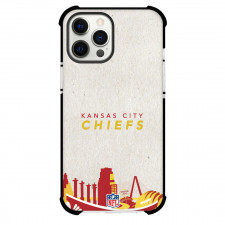 NFL Kansas City Chiefs Phone Case For iPhone Samsung Galaxy Pixel OnePlus Vivo Xiaomi Asus Sony Motorola Nokia - Kansas City Chiefs Vector Illustration On Beige Background